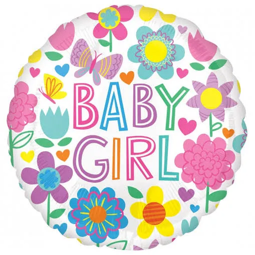 Globo met baby girl