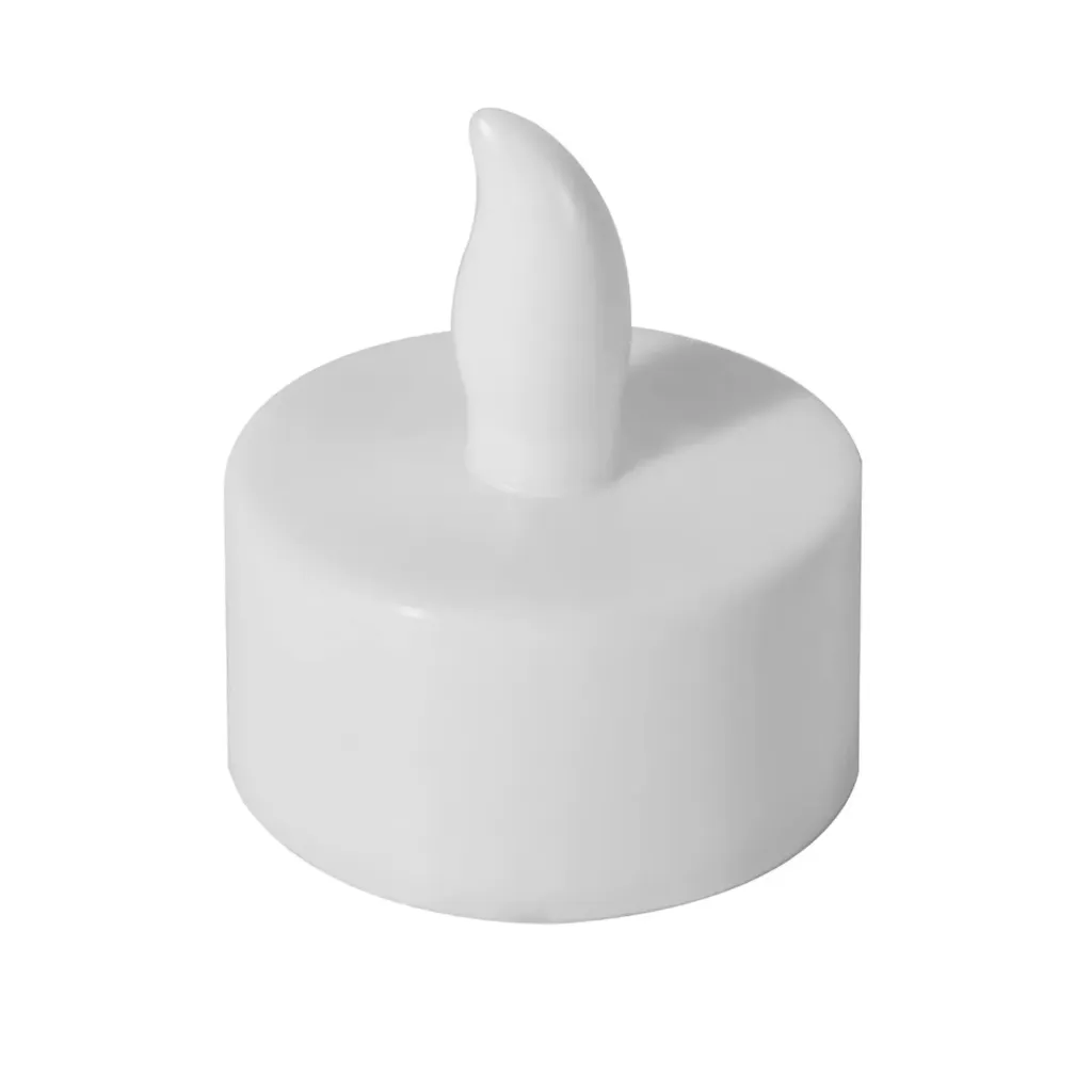Vela blanca 3.6x2cm luz amarilla