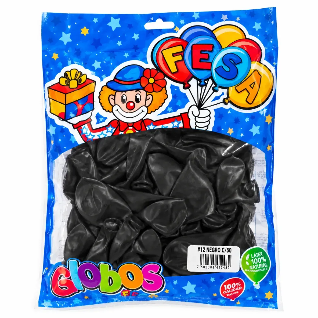 Globo de látex fesa — bolsa con 50
