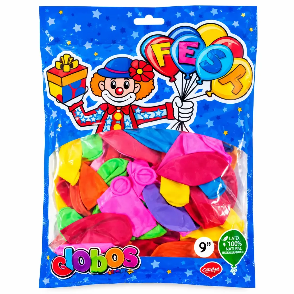 Globo de látex fesa — bolsa con 50